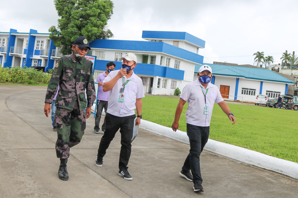 SCWD IGM Engr. Eduardo P. Tejada and SCWD partners with Acting Provincial Director Police Col. Roque A. Bausa.